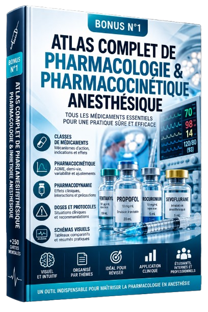 Bonus n°1 : Atlas Complet de Pharmacologie & Pharmacocinétique Anesthésique