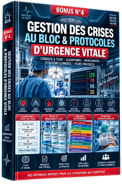 Bonus n°4 : Gestion des Crises au Bloc & Protocoles d'Urgence Vitale